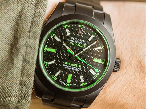 rolex milgauss pro hunter dlc|Rolex Milgauss 116400 .